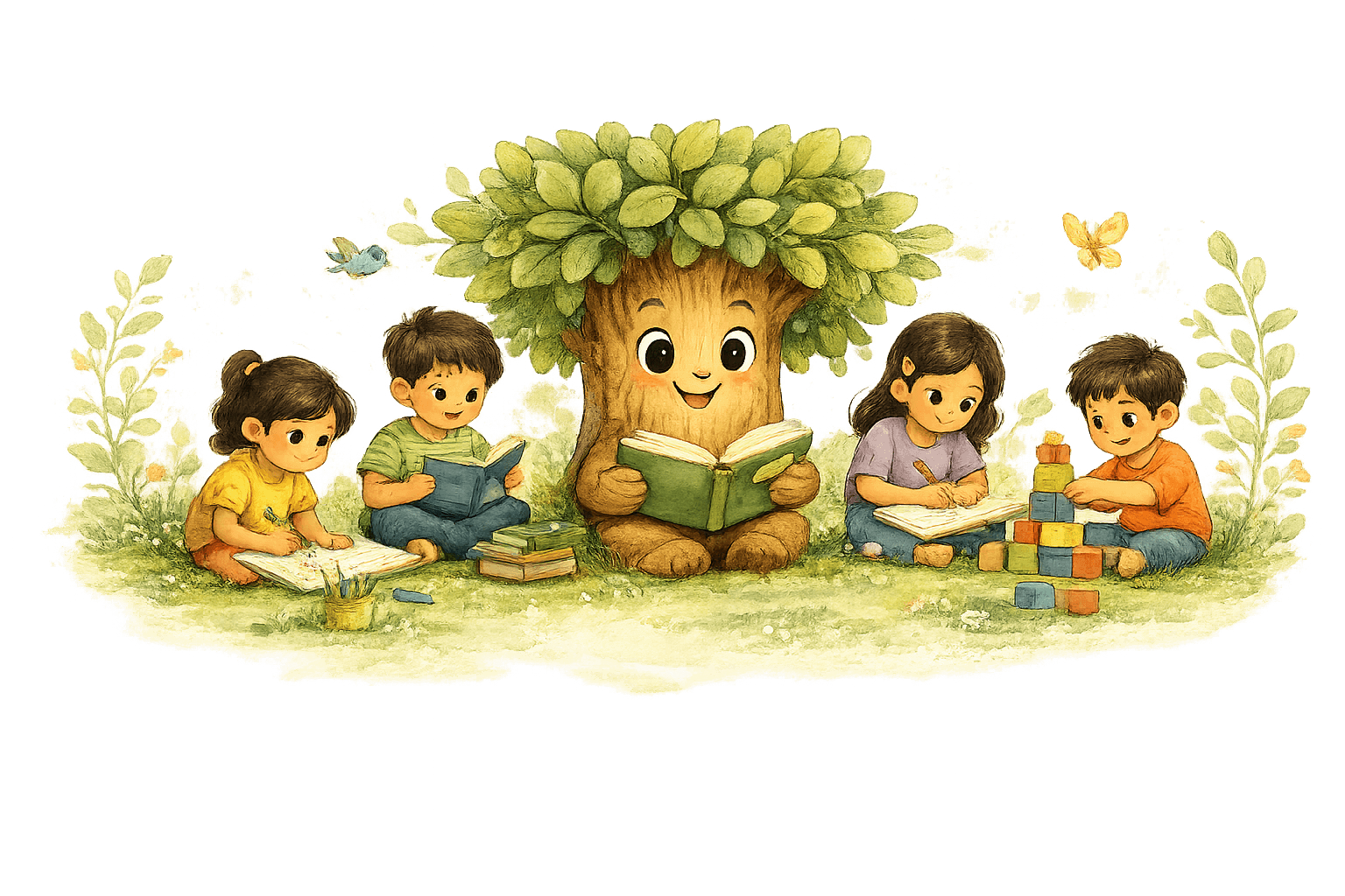 Kashy learning together with children